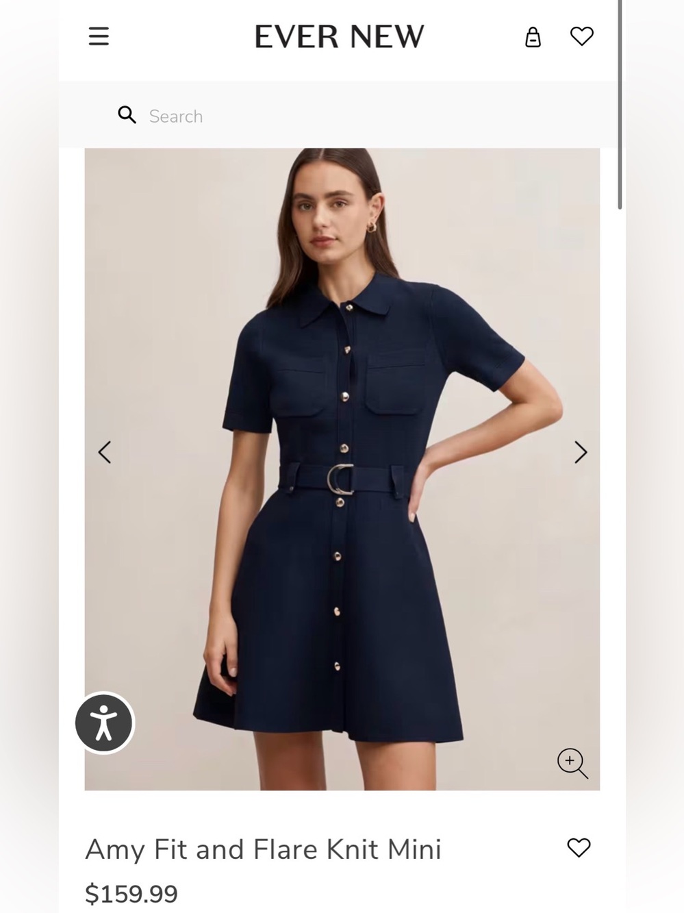 Ever New Amy Fit and Flare Knit Mini